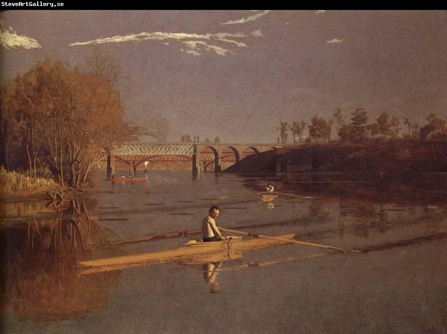 Thomas Eakins Max Schmitt a l'aviron